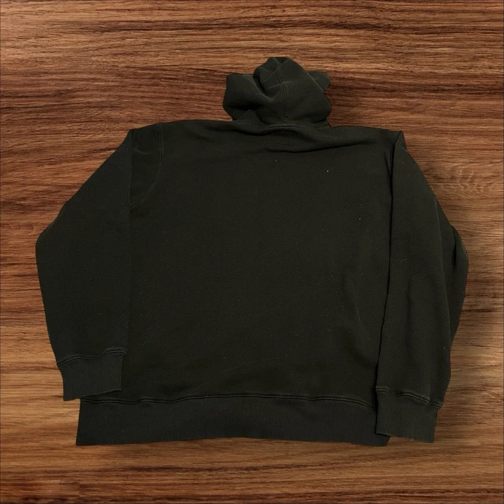 Men's Guess Los Angeles Pullover‎ Sweatshirt Hoodie Yellow Purple Black XL - Picture 3 of 4